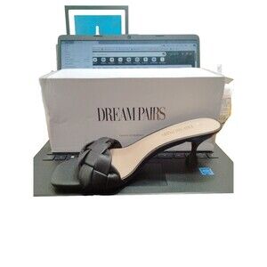 Dream Pairs Braided Open Round Toe Low Heel